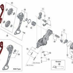 Shimano Chape Interne Pour Dérailleur XT M8000