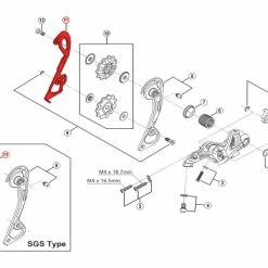 Shimano Chape Interne Pour Dérailleur XTR M980 / M986