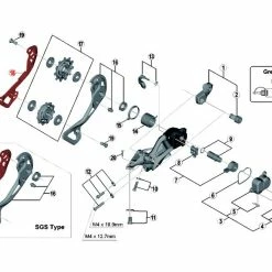 Shimano Chape Interne Pour Dérailleur XTR M9000